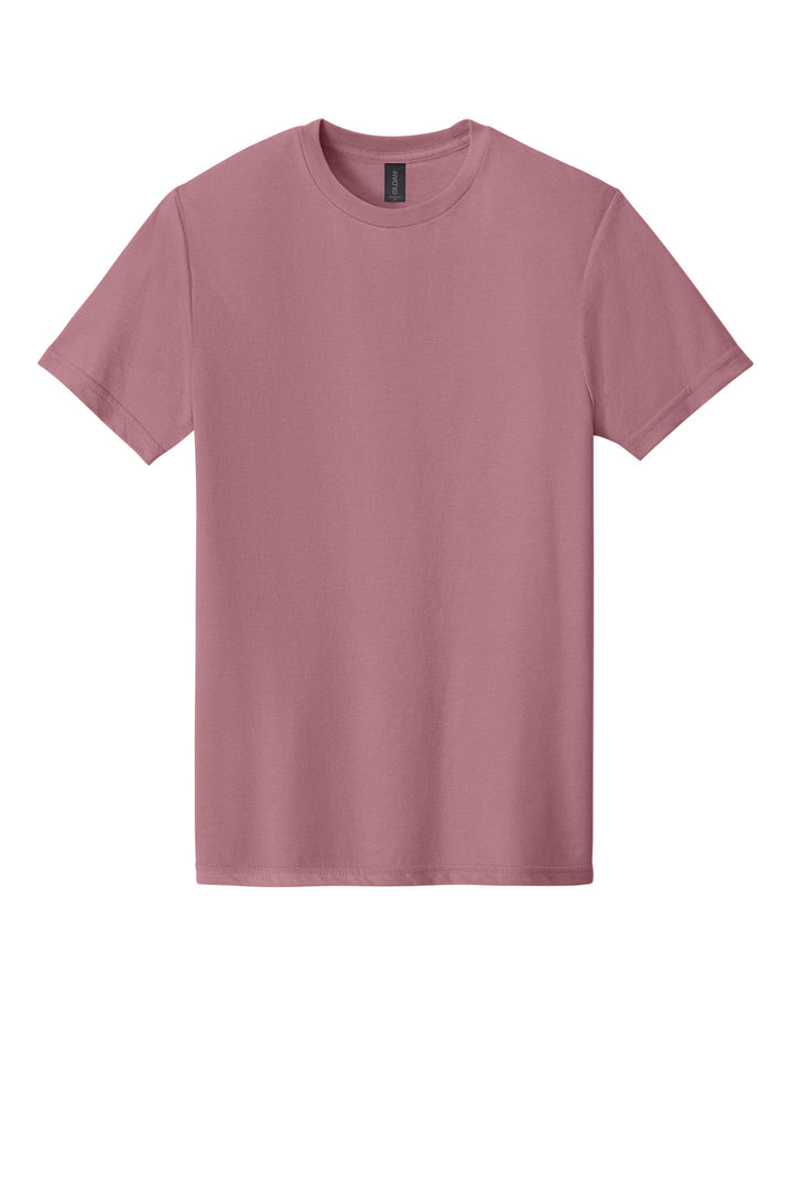 Front View of Plumrose Gildan Softstyle CVC Tee 64000CVC