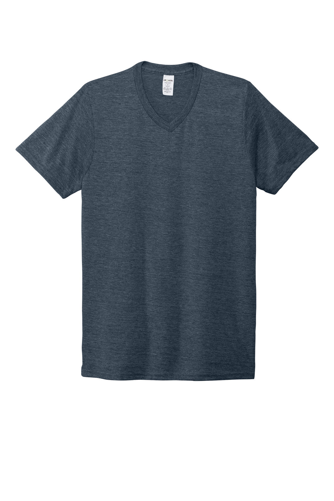 Front View of Rebel Blue Allmade Unisex Tri-Blend V-Neck Tee AL2014
