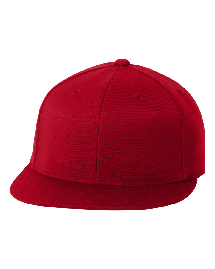 Front View of Red 210® Flat Bill Cap - 6210FF