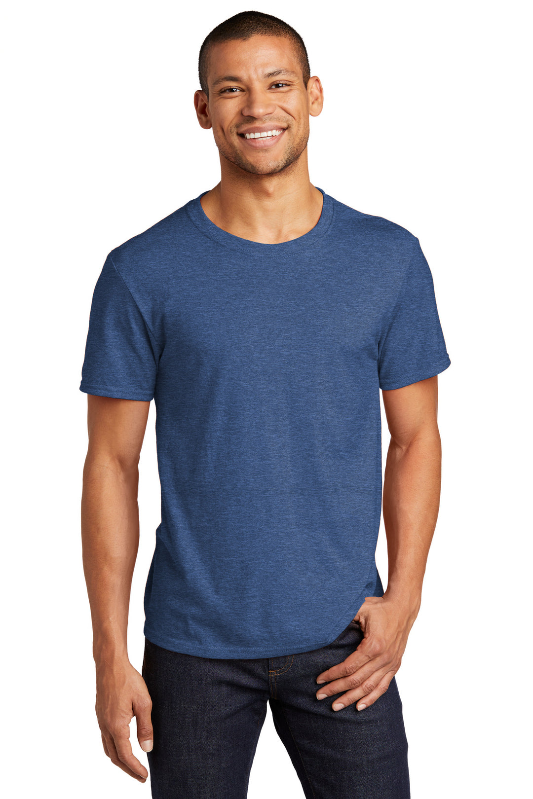 Front View of RetHtRoyal Jerzees Premium Blend Ring Spun T-Shirt 560M