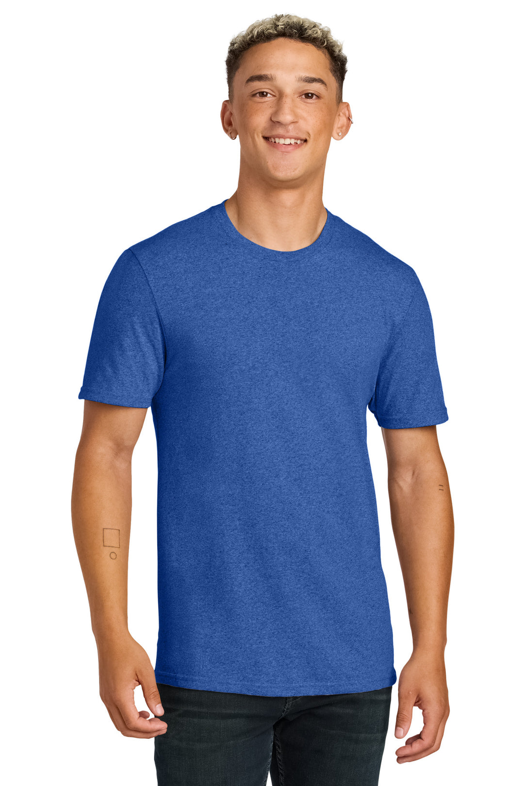 Front View of ReusdRylHt Allmade Unisex Recycled Blend Tee AL2300