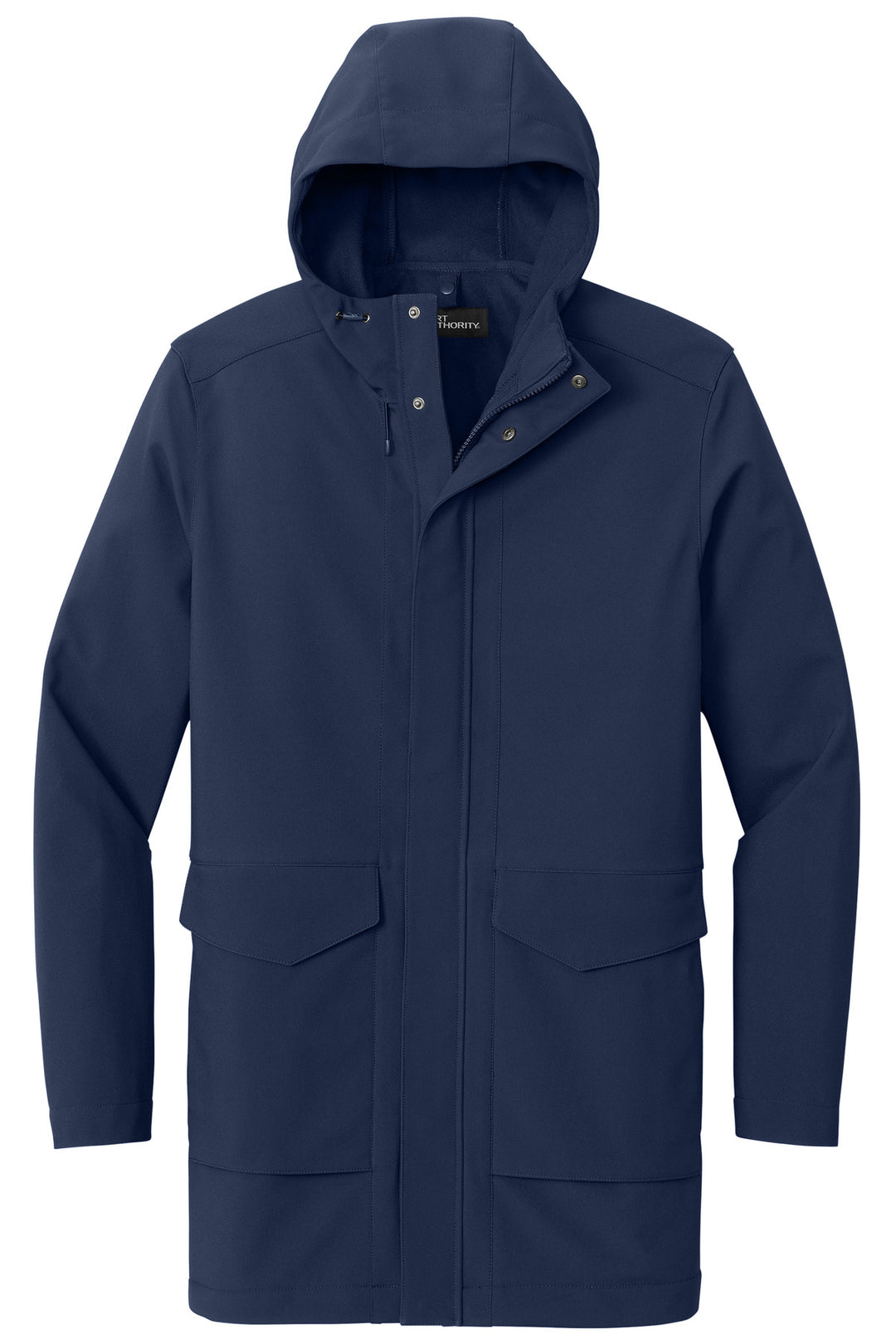 Front View of RiverBlNv Port Authority Collective Outer Soft Shell Parka J919