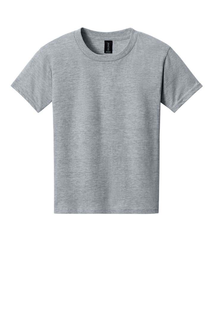Front View of RngSpunSpG Gildan Youth Softstyle Midweight Tee 65000B