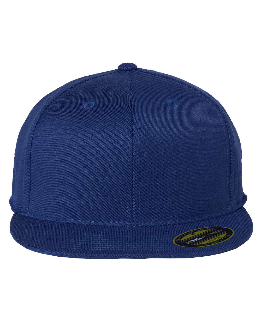 Front View of Royal Blue 210® Flat Bill Cap - 6210FF