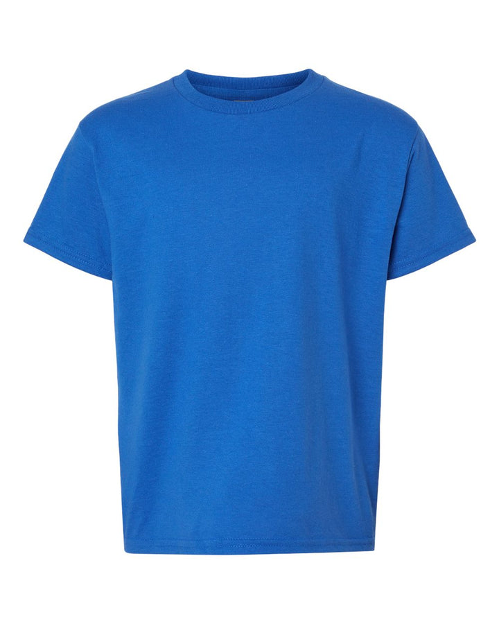 Front View of Royal DryBlend® Youth T-Shirt - 8000B
