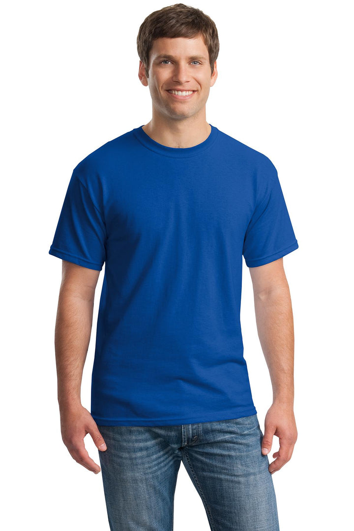 Front View of Royal Gildan - Heavy Cotton 100% Cotton T-Shirt. 5000