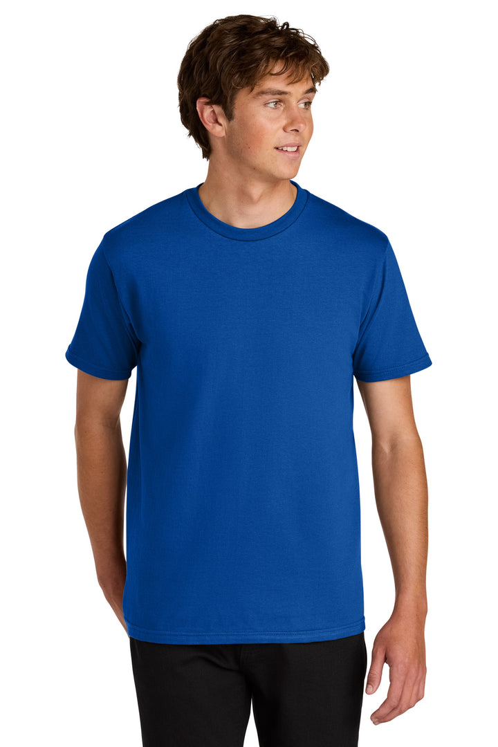 Front View of Royal Gildan Softstyle Midweight Tee 65000