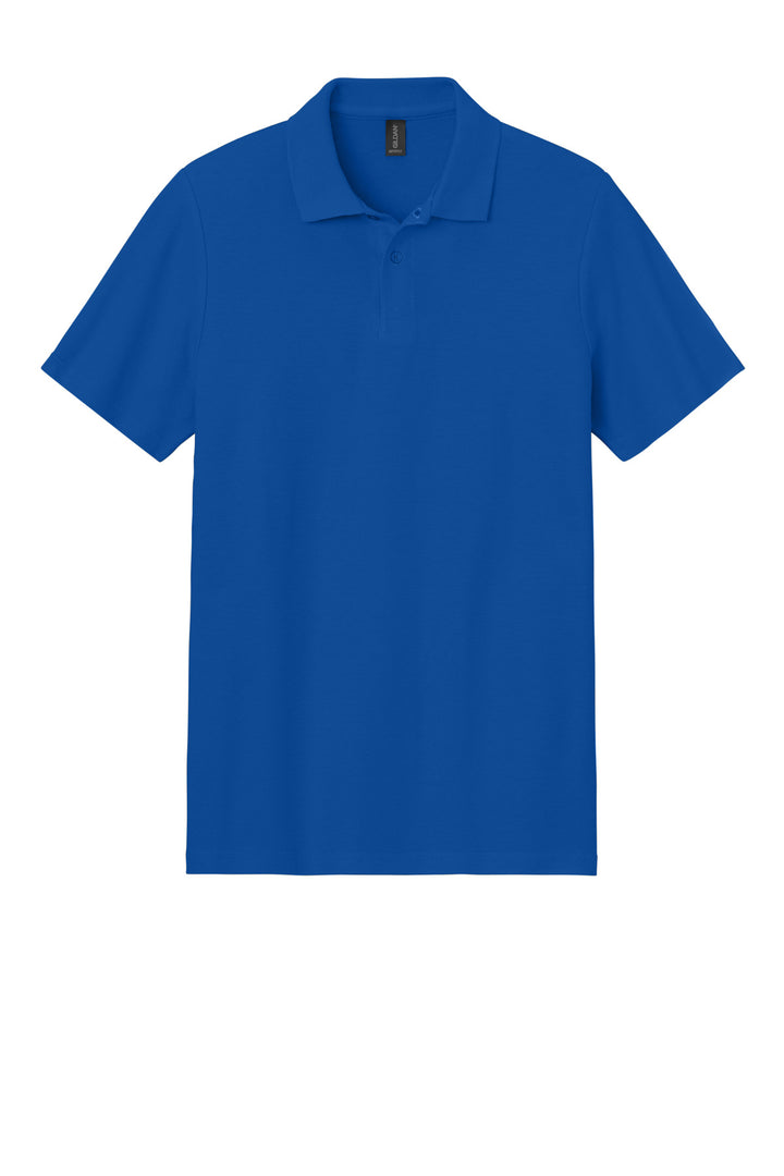 Front View of Royal Gildan Softstyle Pique Polo 64800