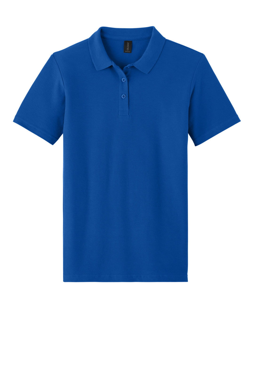 Front View of Royal Gildan Softstyle Women's Pique Polo 64800L