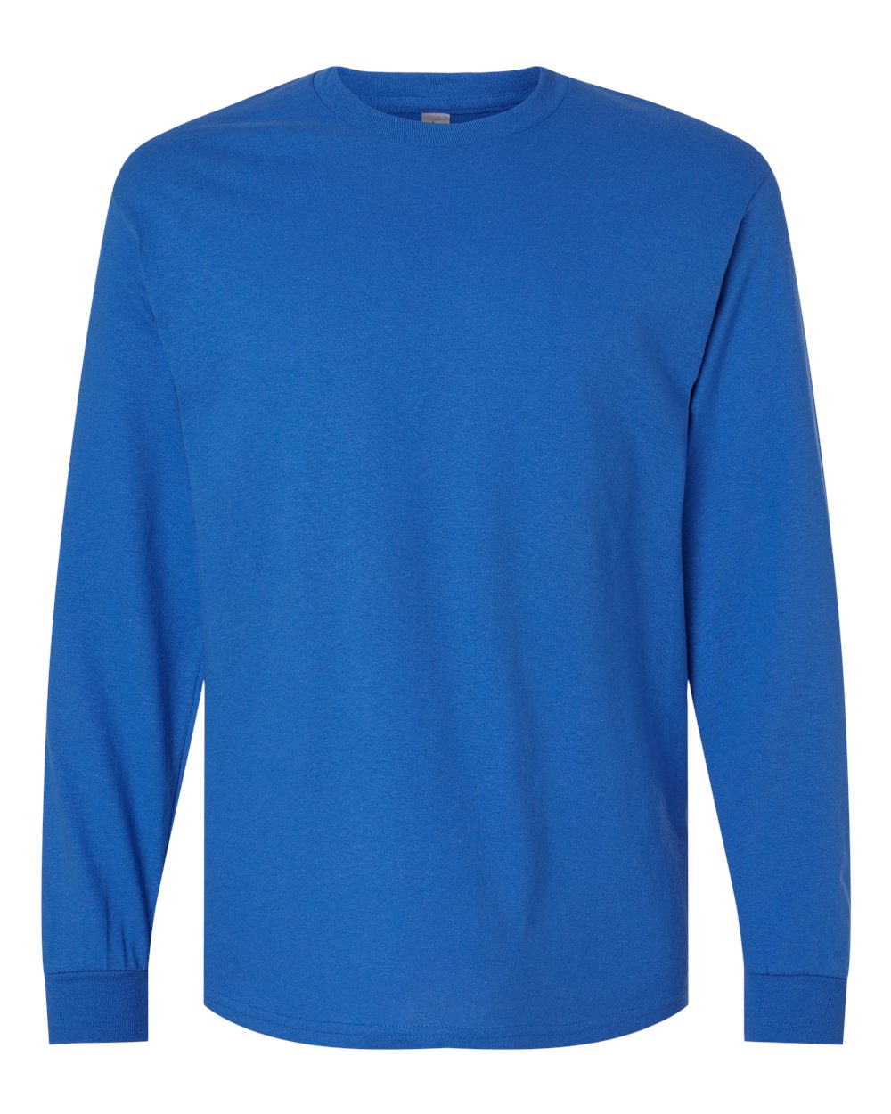Front View of Royal Heavy Cotton™ Long Sleeve T-Shirt - 5400