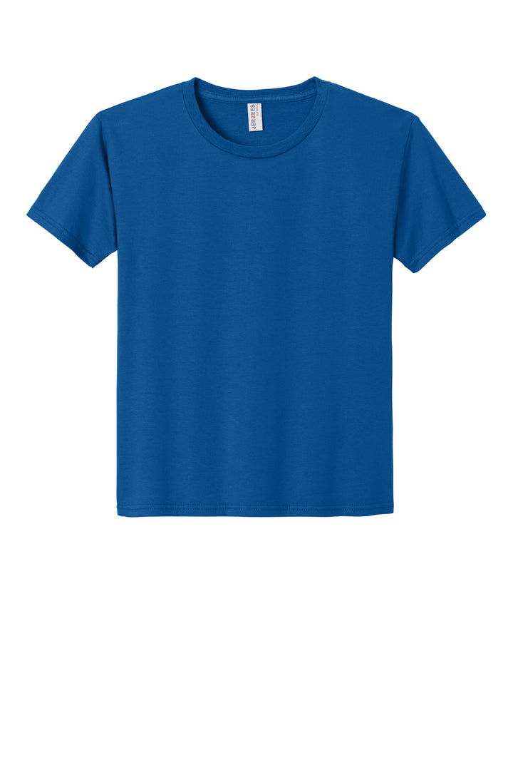 Front View of Royal Jerzees Classics Youth Cotton T-Shirt 363Y