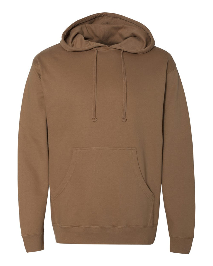 Front View of Saddle Midweight Hooded Sweatshirt - SS4500