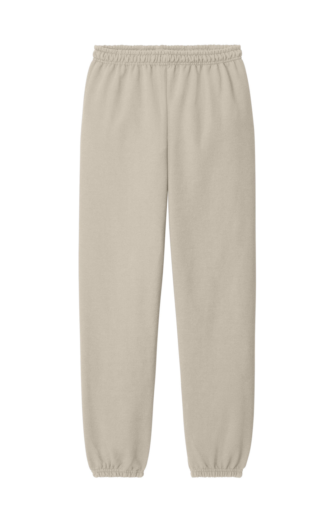 Front View of Sand Gildan Heavy Blend Sweatpant. 18200