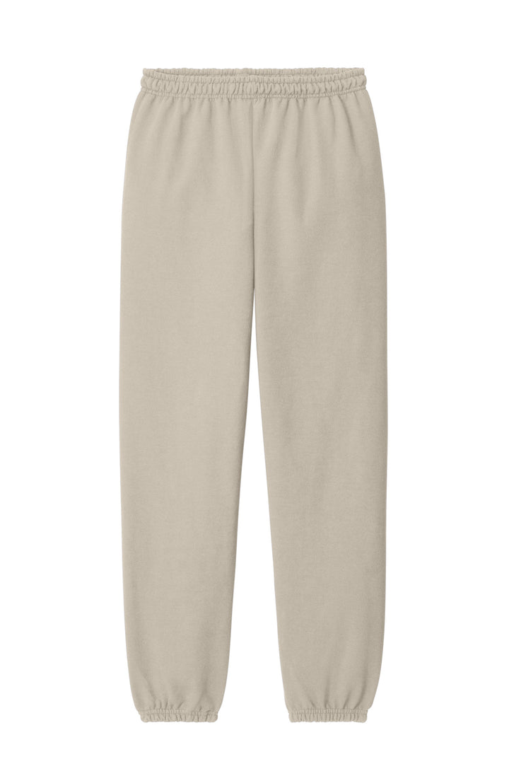 Front View of Sand Gildan Heavy Blend Sweatpant. 18200