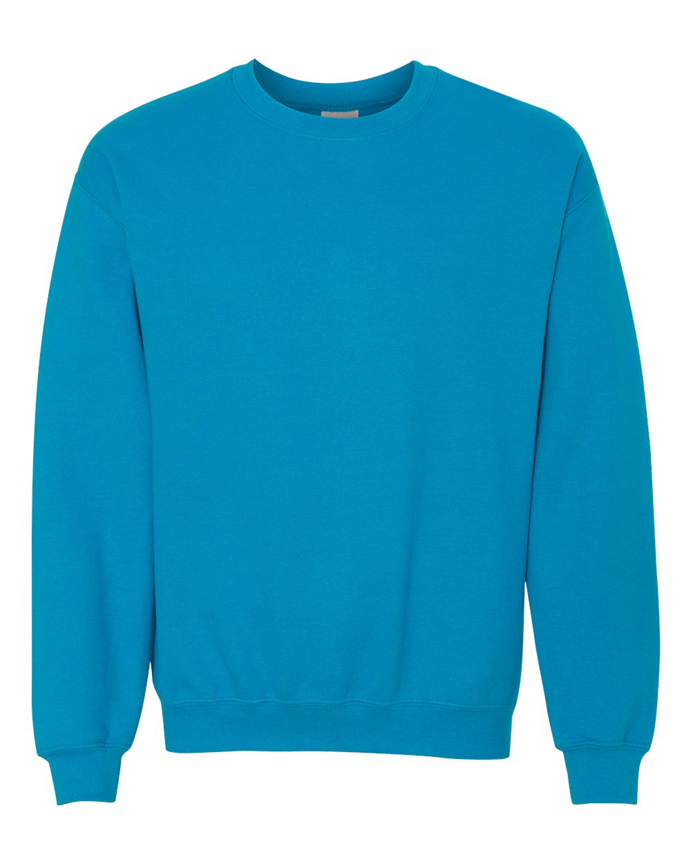 Front View of Sapphire Heavy Blend™ Crewneck Sweatshirt - 18000