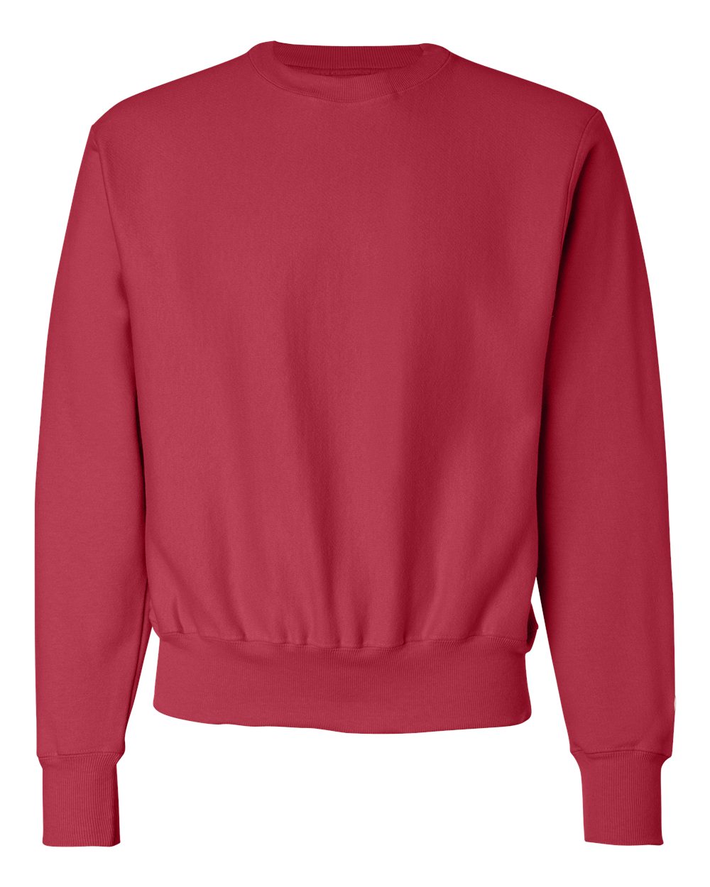 Front View of Scarlet Reverse Weave® Crewneck Sweatshirt - S149