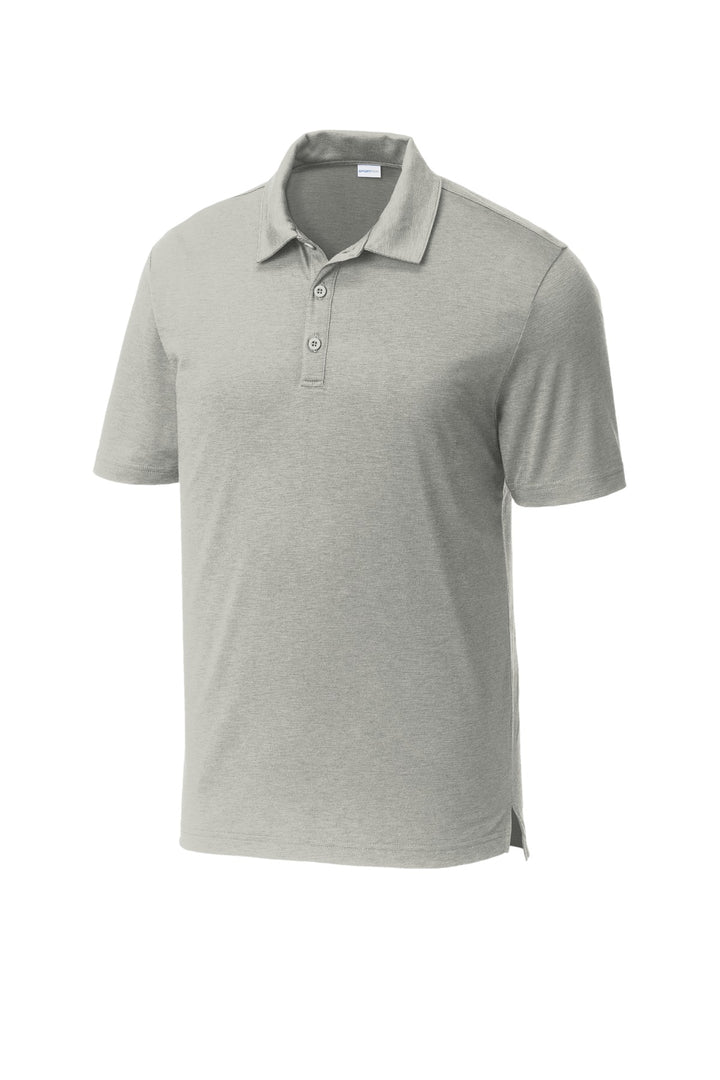 Front View of Silver Sport-Tek PosiCharge Strive Polo ST530