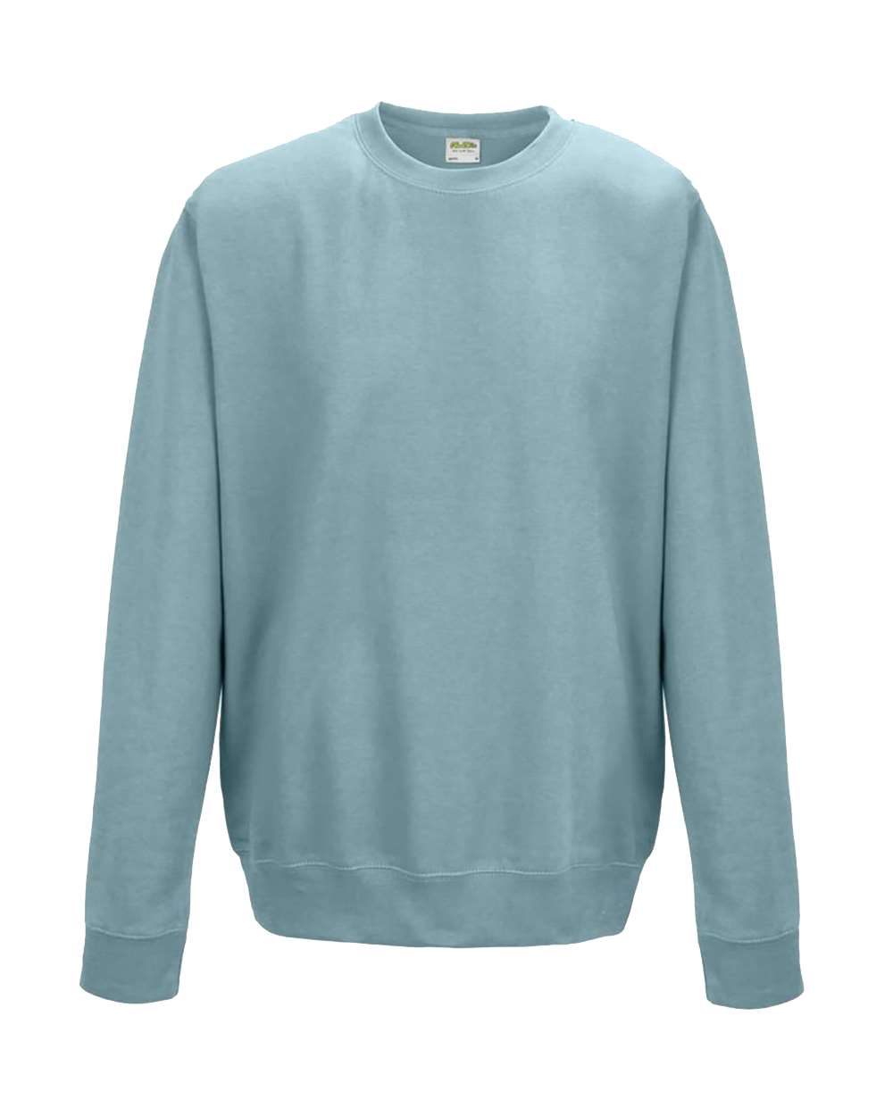 Front View of Sky Blue College Crewneck Sweatshirt - JHA030