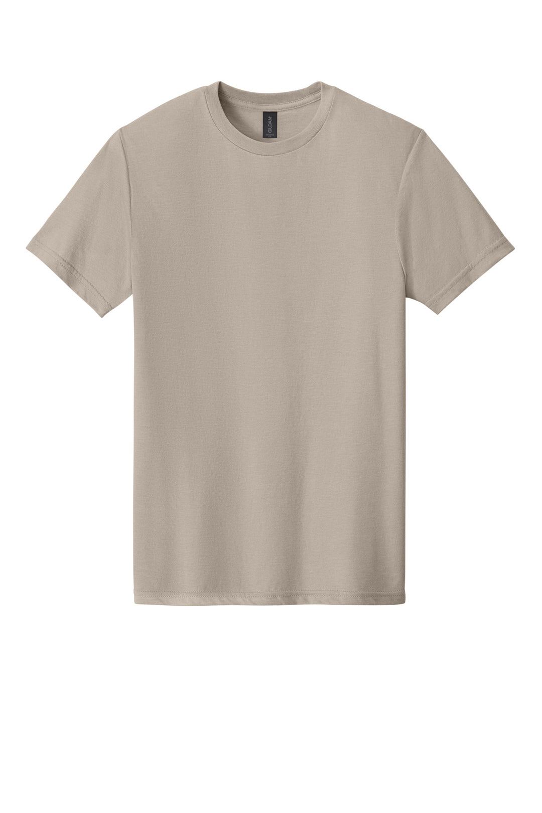 Front View of Slate Gildan Softstyle CVC Tee 64000CVC