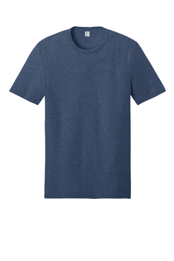 Front View of SlvgdNvyHt Allmade Unisex Recycled Blend Tee AL2300