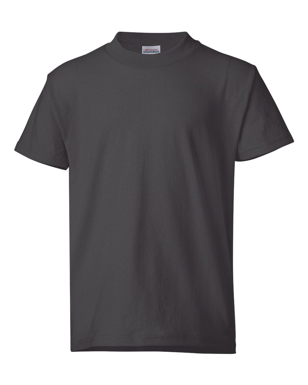 Front View of Smoke Grey Ecosmart™ Youth T-Shirt - 5370