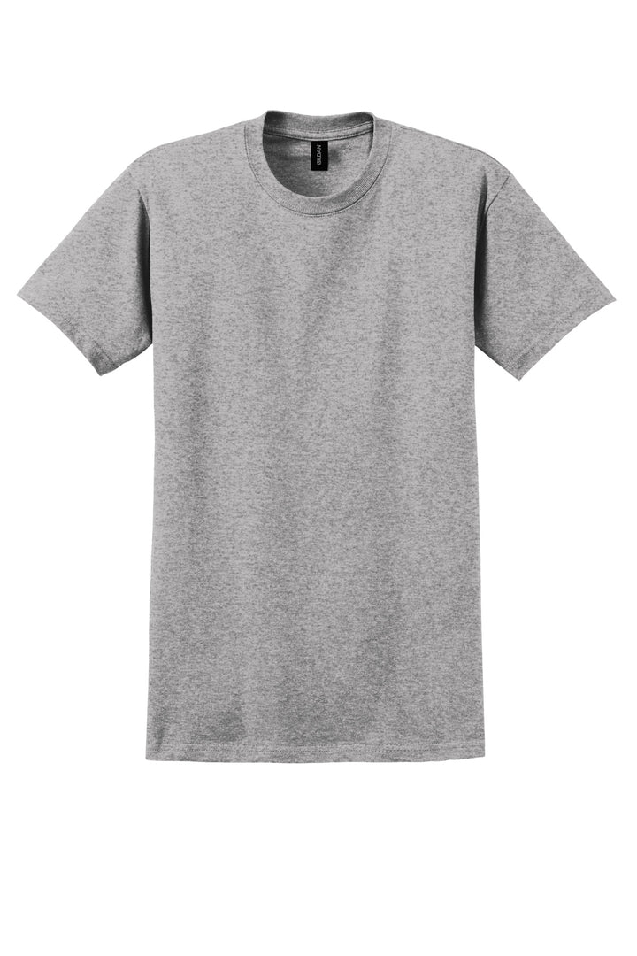 Front View of Sport Grey Gildan - Ultra Cotton 100% US Cotton T-Shirt. 2000