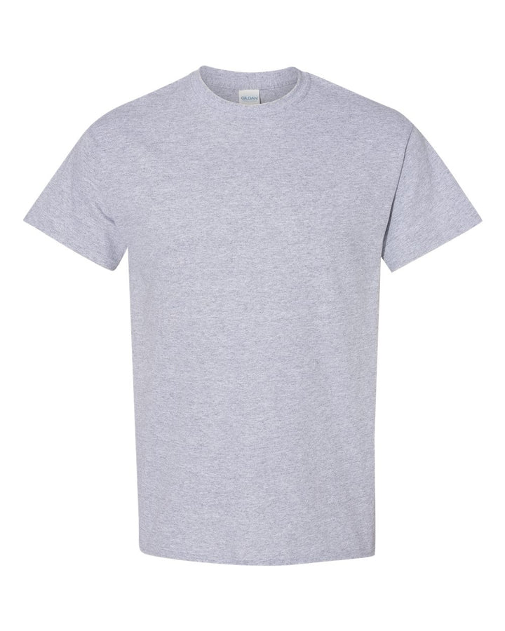Front View of Sport Grey Heavy Cotton™ T-Shirt - 5000