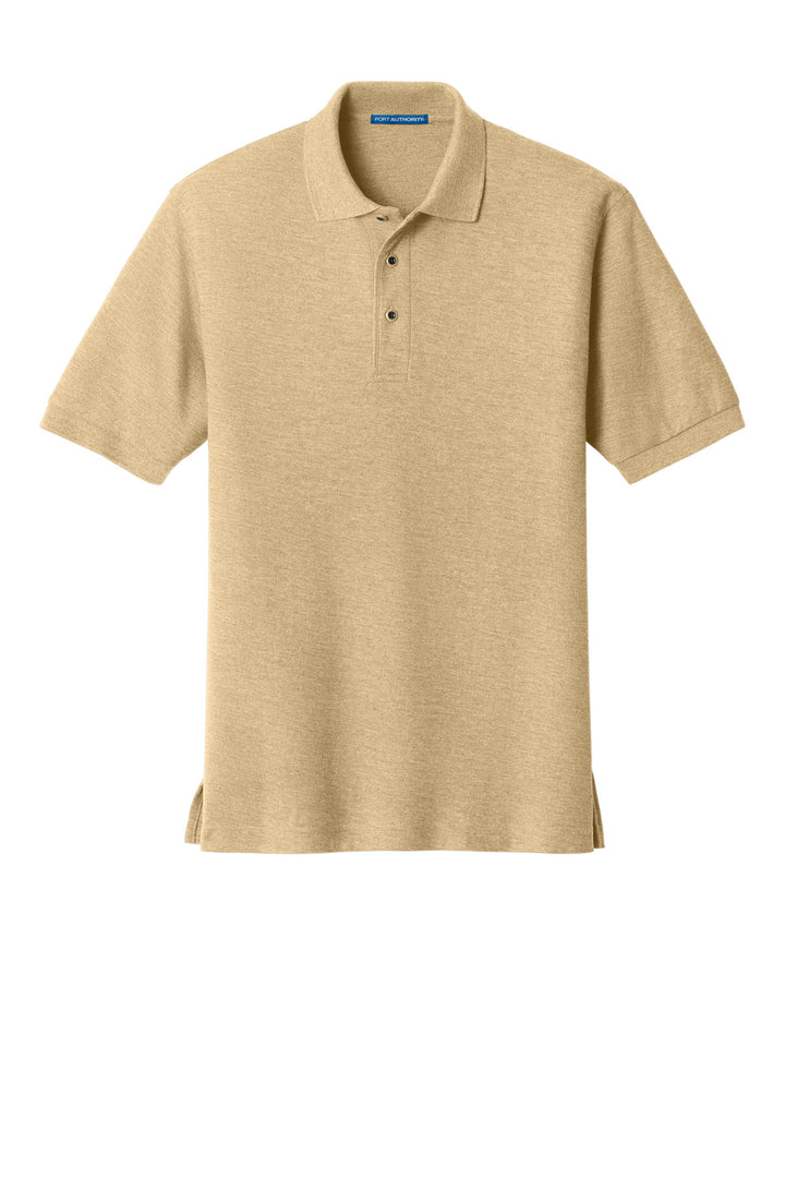 Front View of Stone Port Authority Silk Touch Polo K500