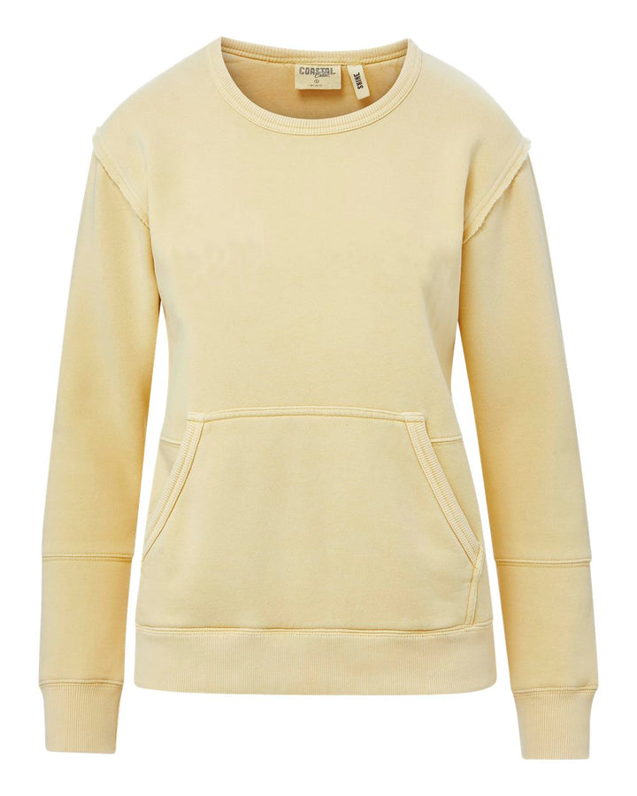 Front View of Sun Kissed Women's Coastal Color™ Sweatshirt - W25167