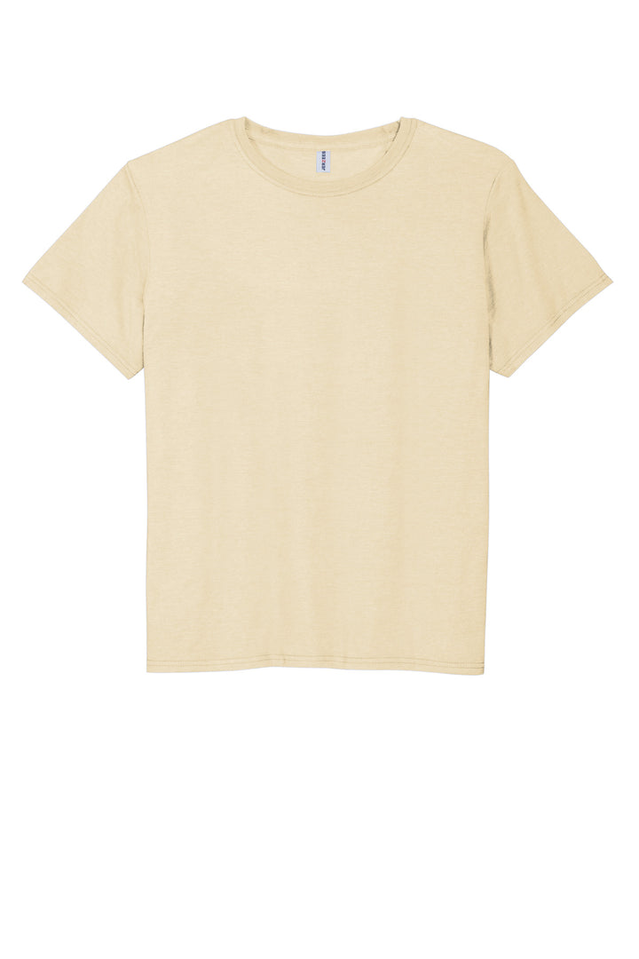Front View of SwtCrmHthr Jerzees Premium Blend Ring Spun T-Shirt 560M