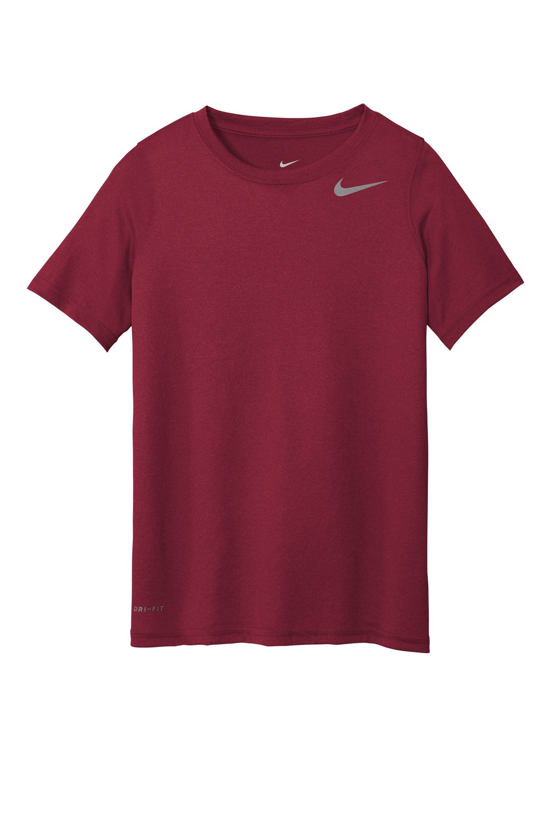 Front View of Team Maroon Nike Youth Legend Tee 840178