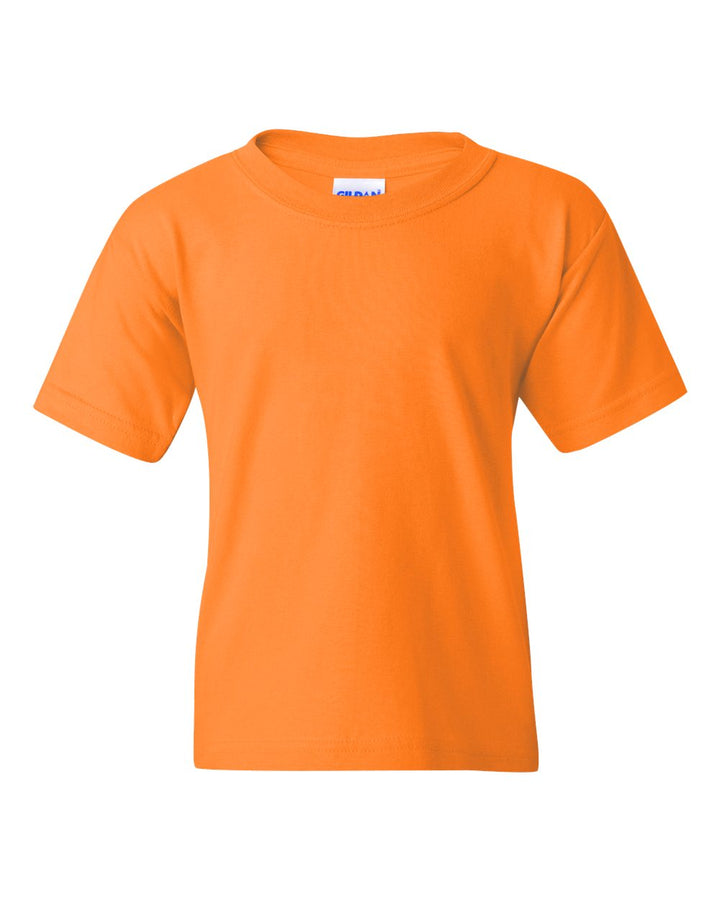 Front View of Tennessee Orange Heavy Cotton™ Youth T-Shirt - 5000B