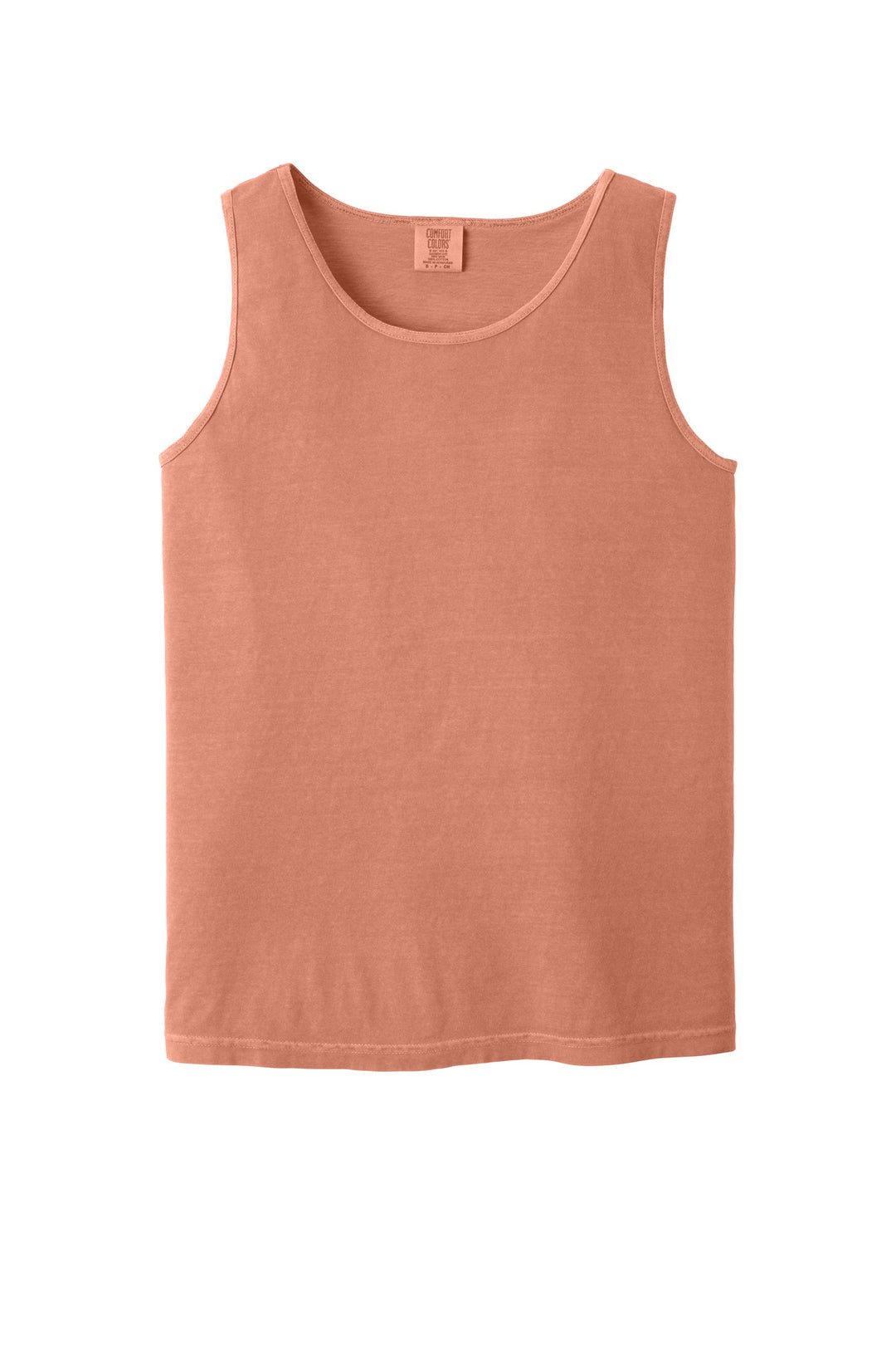 Front View of Terracota COMFORT COLORS Heavyweight Ring Spun Tank Top. 9360