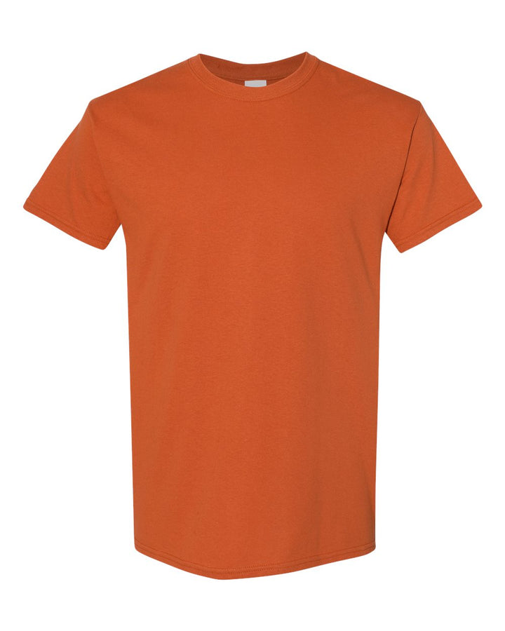 Front View of Texas Orange Heavy Cotton™ T-Shirt - 5000