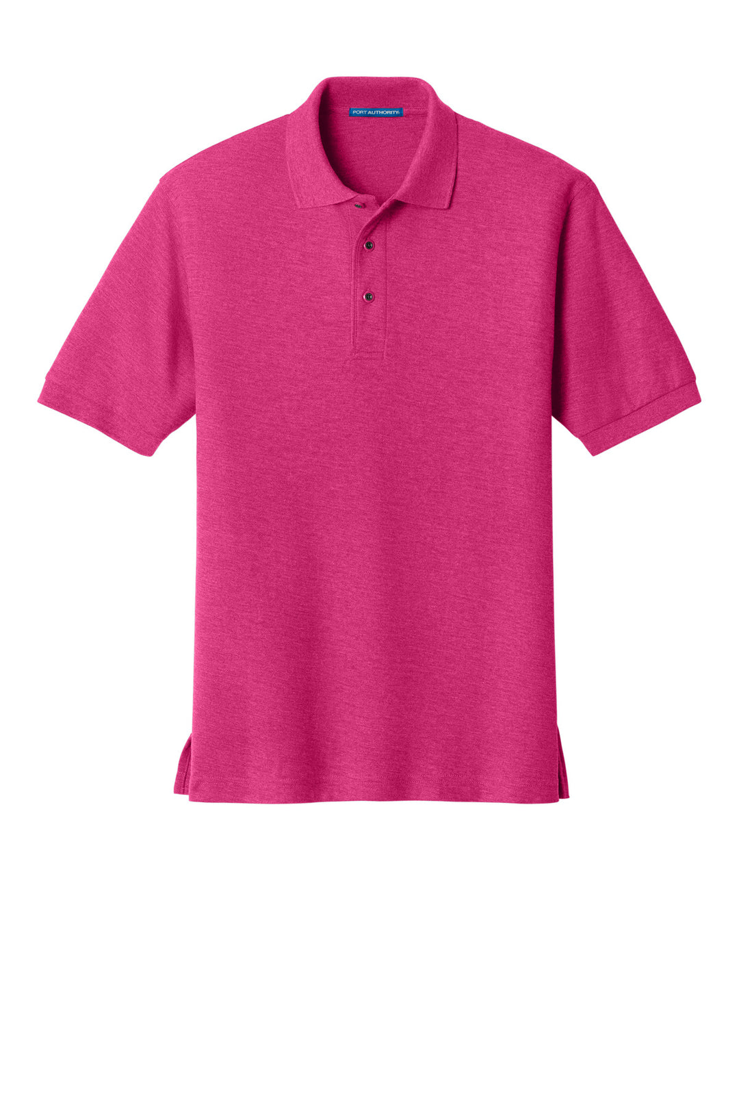 Front View of Tropical Pink Port Authority Silk Touch Polo K500