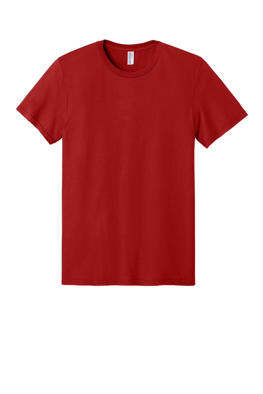 Front View of True Red Jerzees Classics Unisex Cotton T-Shirt 363M