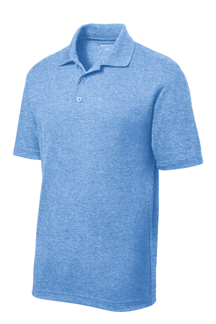 Front View of True Royal Hth Sport-Tek PosiCharge RacerMesh Polo. ST640