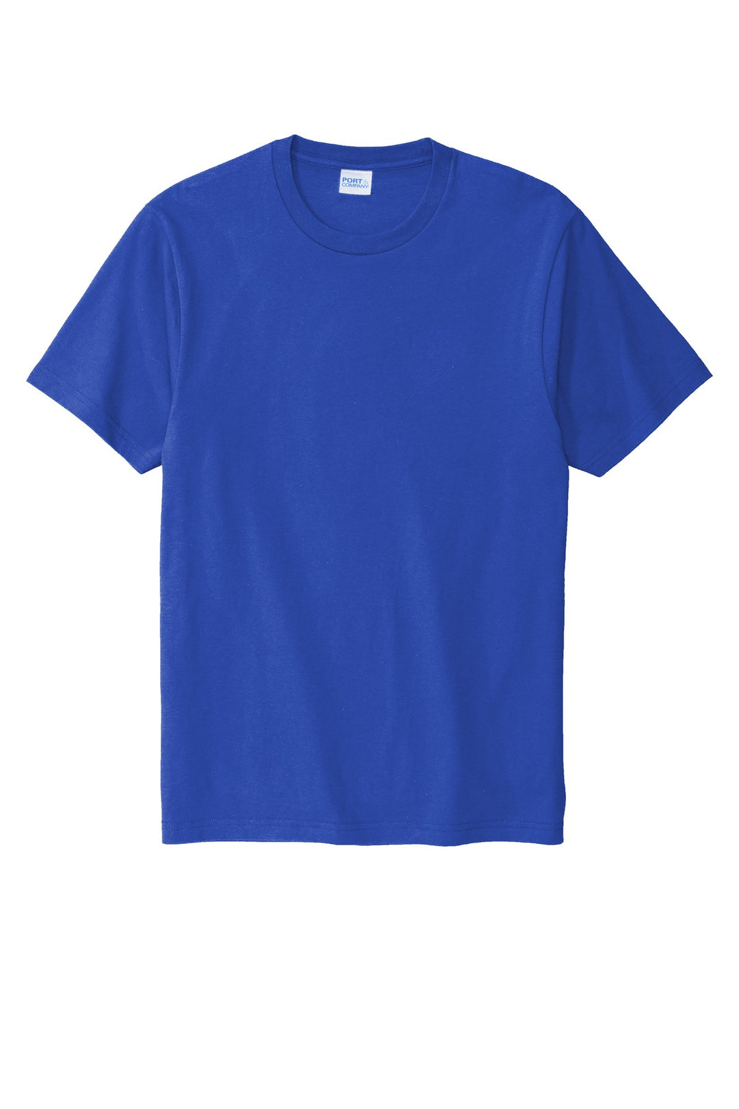 Front View of True Royal Port & Company Bouncer Tee PC600