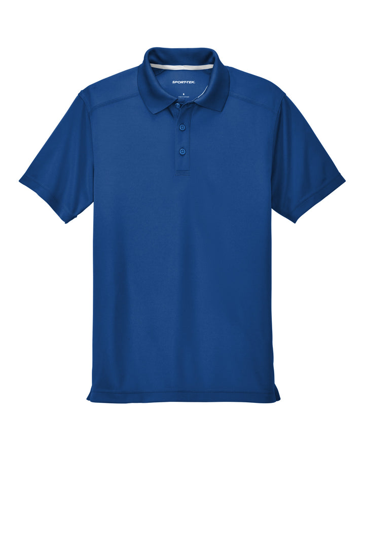 Front View of True Royal Sport-Tek PosiCharge Micro-Mesh Polo. ST680