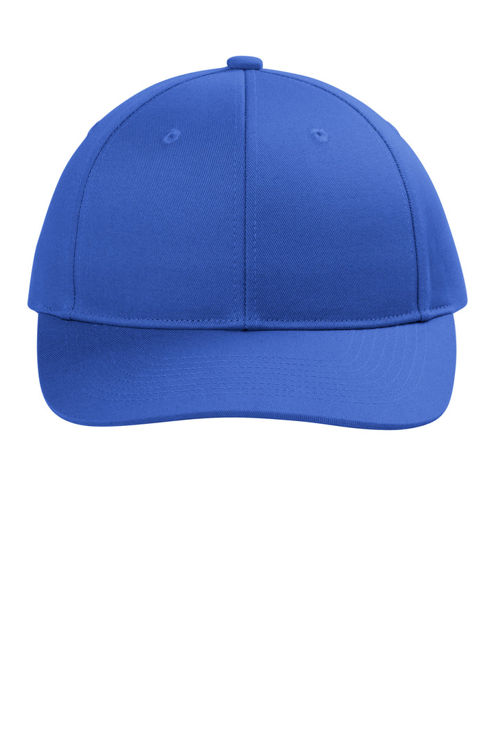 Front View of TrueRoyal Port Authority Snapback Cap C408