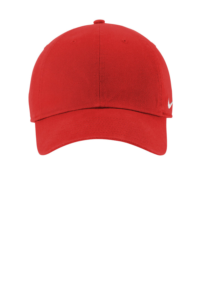 Front View of UniRed Nike Heritage Cotton Twill Cap NKFB5677