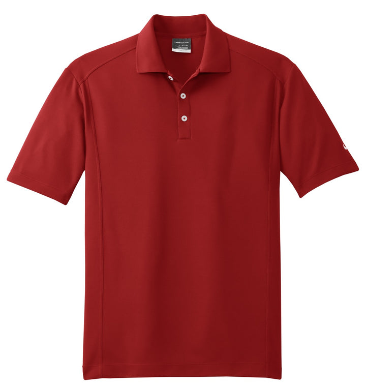 Front View of Varsity Red Nike Dri-FIT Classic Polo. 267020