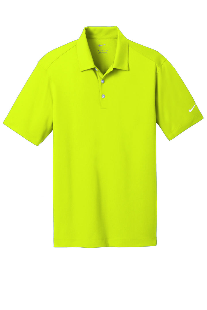 Front View of Volt Nike Dri-FIT Vertical Mesh Polo. 637167