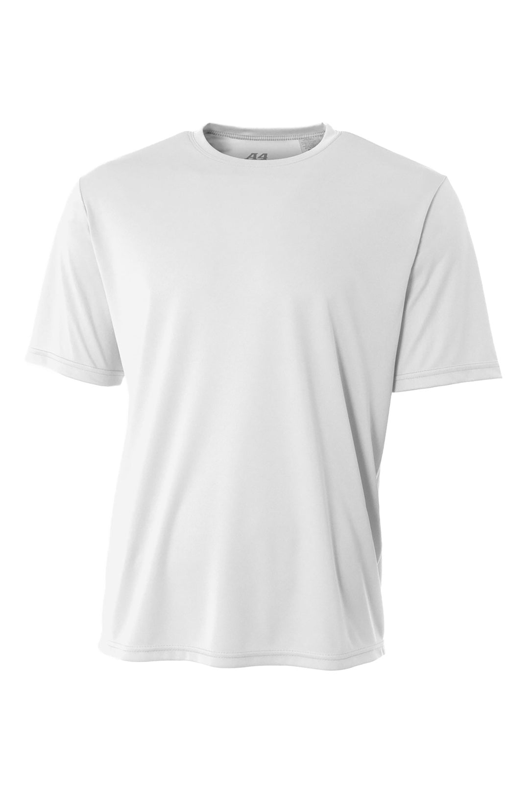 Front View of White A4 Sprint Performance Tee A4N3402