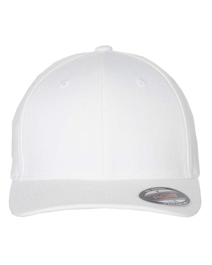 Front View of White Pro-Formance® Cap - 6580