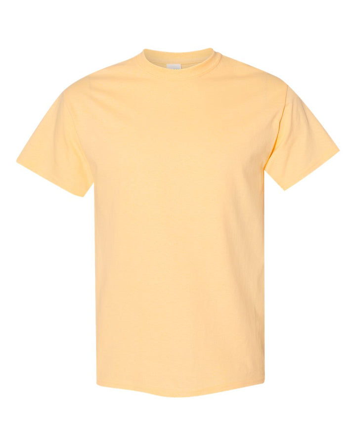 Front View of Yellow Haze Heavy Cotton™ T-Shirt - 5000