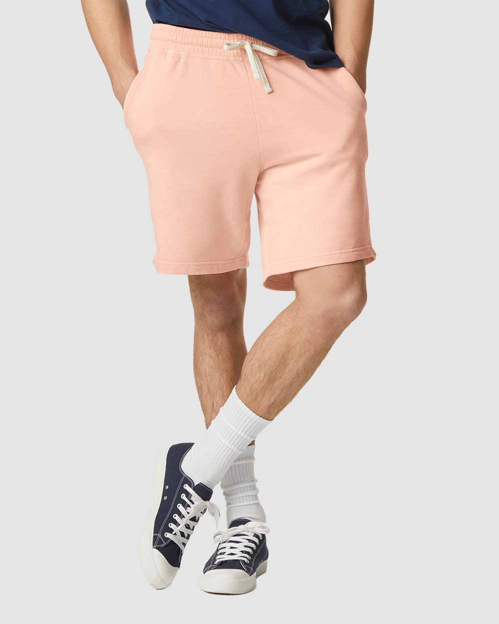 Garment-Dyed Lightweight Fleece Sweat Shorts - 1468  grouped