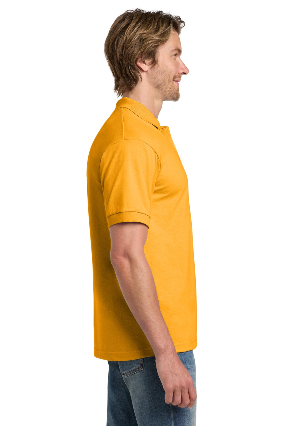 Gold Gildan - DryBlend 6-Ounce Jersey Knit Sport Shirt. 8800