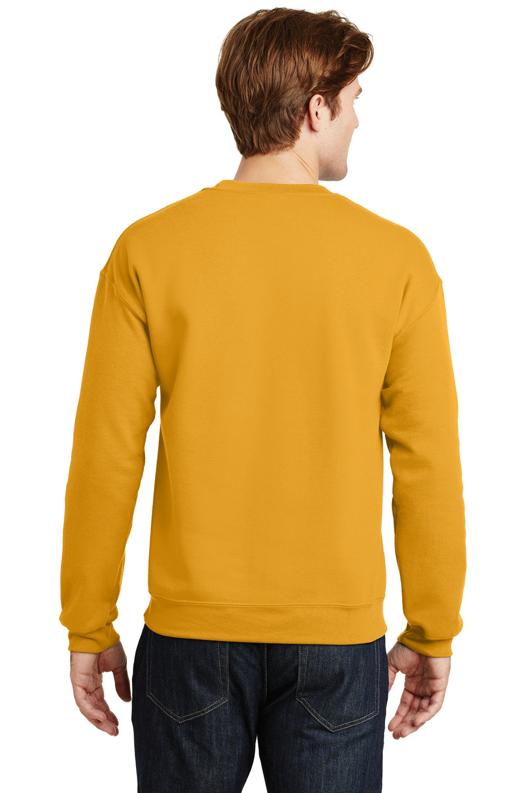 Gold Gildan Heavy Blend Crewneck Sweatshirt. 18000
