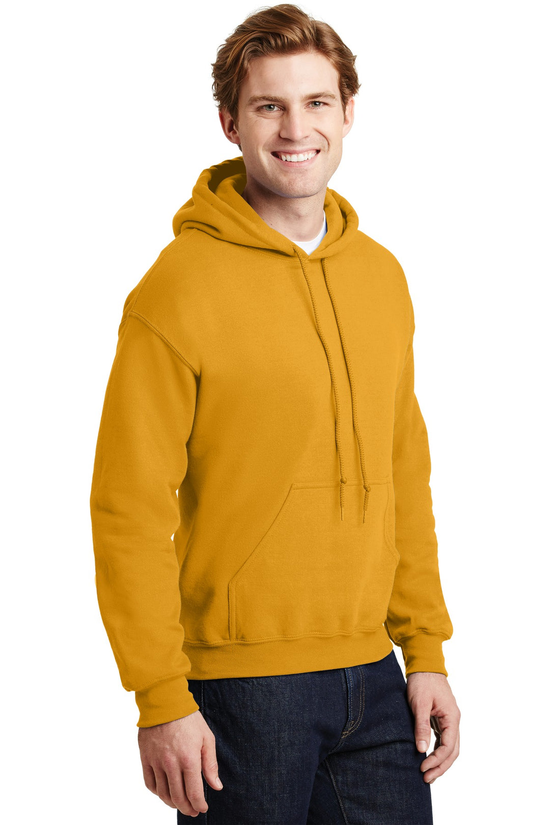 Gold Gildan - Heavy Blend Hooded Sweatshirt. 18500